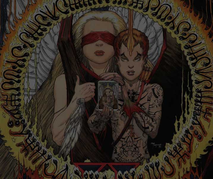 Kaluta's Nativity in Black II