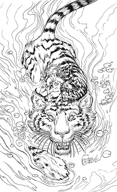 Lucifer #56 Line Art