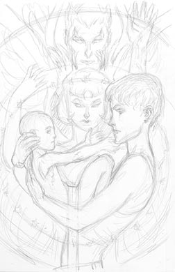 Lucifer #61 Pencil Art