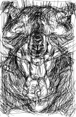 Lucifer #63 Sketch 2