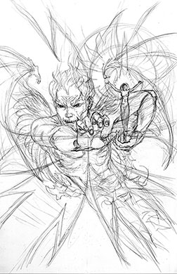 Lucifer #69 Pencil 1