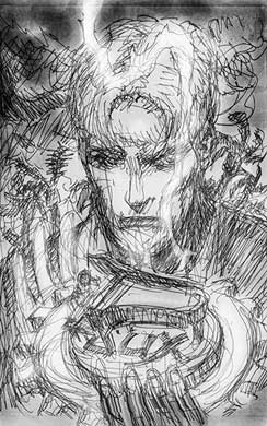 Lucifer #71 Sketch 1