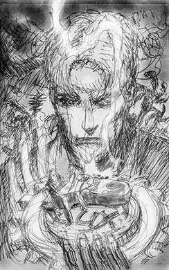 Lucifer #71 Sketch 2