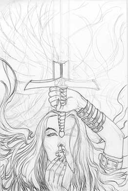 Lucifer #72 Line Art 1