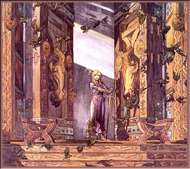 &Eacute;owyn Before the Gates of Meduseld