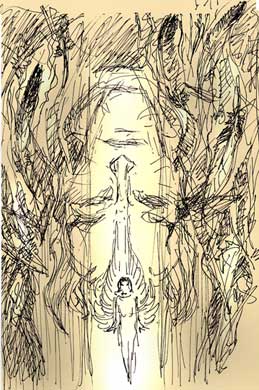 Lucifer #58 Sketch 1