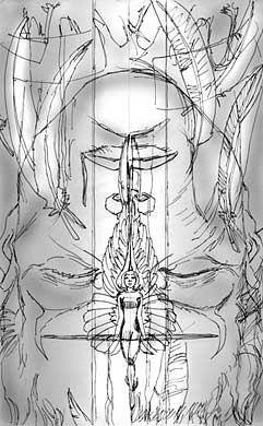 Lucifer #58 Sketch 2