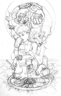 Lucifer #60 Pencil Art