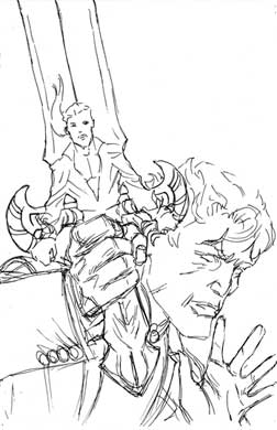 Lucifer #64 Sketch 1
