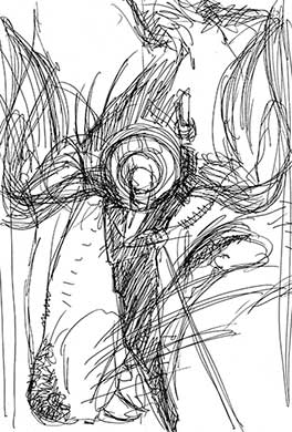 Lucifer #65 Sketch 2