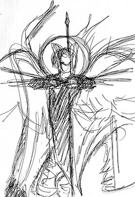 Lucifer #65 Sketch 4