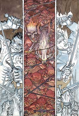 Lucifer #67 Partial Color Art