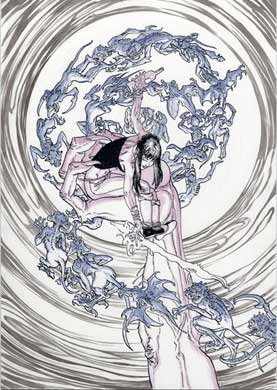 Strange Girl Tonal Art